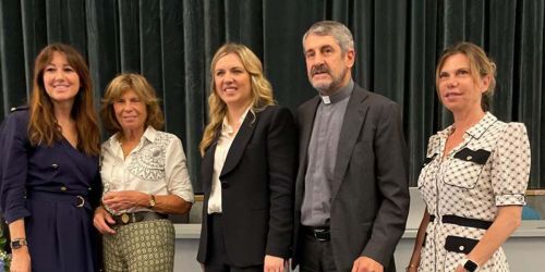 Membri del team di progetto, a destra la prof.ssa Hellas Cena