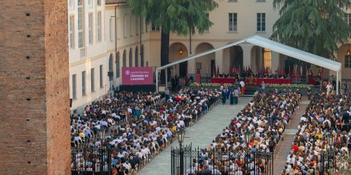 giornata del laureato 2023 veduta dall'alto