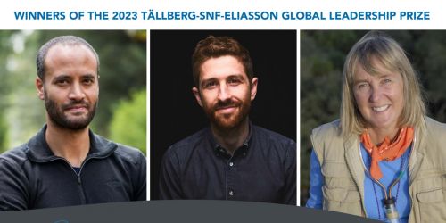 I tre vincitori del Premio Tällberg-SNF-Eliasson per la Leadership Globale 2023