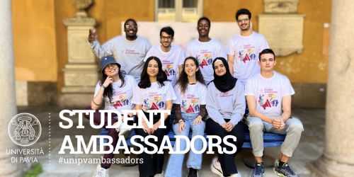 Il gruppo dei nuovi Student Ambassadors dell'Università di Pavia