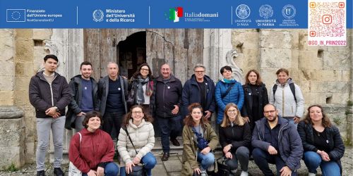 Foto di gruppo del team di ricerca del progetto GoIn