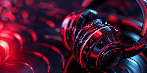 Cuffie per ascoltare musica dai colori fluorizziamo