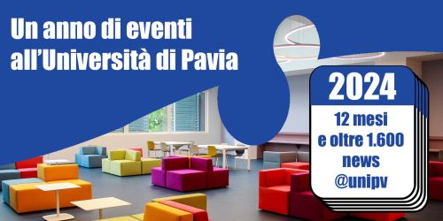 Copertina "Un anno di eventi all'Università di Pavia" 2024
