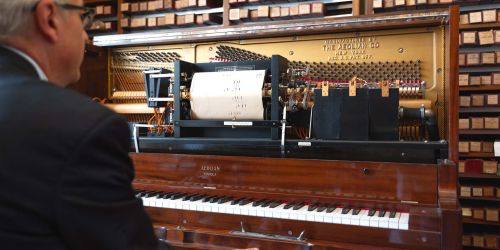 Piano automatico Aeolian Skinner presso il Dipartimento di Musicologia e Beni Culturali di Cremona