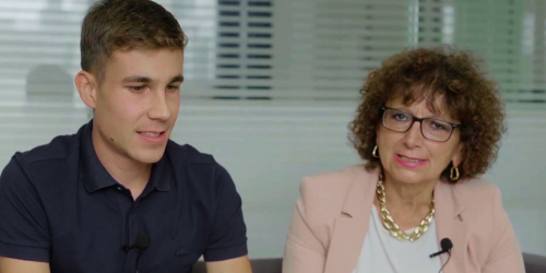 Sebastiano e Loretta, i protagonisti della prima coabitazione nell'ambito del progetto di "Co-Housing"