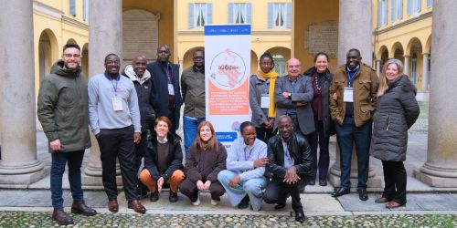 I partecipanti alla staff week UnitAfrica tenutasi dall'1 al 5 dicembre 2025 presso l'Università di Pavia