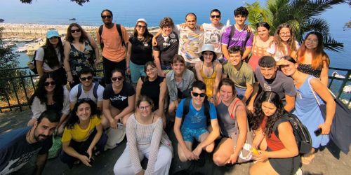 Studentesse e studenti partecipanti all'Erasmus BIP "Marine Environmental Threats"
