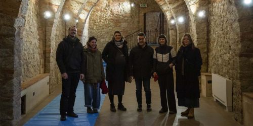 Foto di gruppo dei partecipanti al sopralluogo a Pietra de' Giorgi