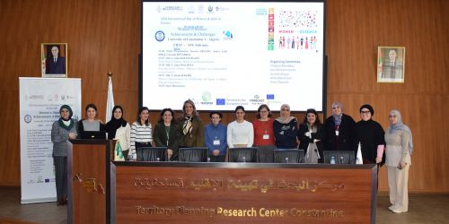 Le partecipanti al Workshop "Women in Science: Achievements and Challenges" in Algeria