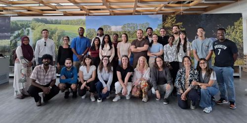 Gli studenti e le studentesse del Corso di Laurea Magistrale in Agri-Food Sustainability UniPv presso l'Innovation Center Giulio Natta