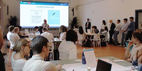 L'intervento del prof. Stefano Denicolai durante il Generation Lab