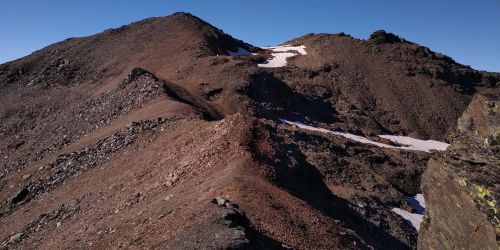 Un tipico ambiente periglaciale alpino dove è presente permafrost: Cima Cavaion (3120 m s.l.m.) in Val di Peio.