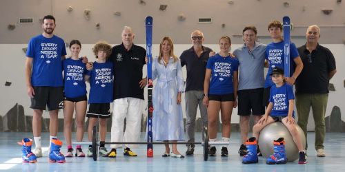 Milano Ski Team con i docenti UniPv presso il CRIAMS
