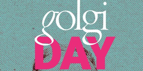 Copertina Golgi Day con titolo dell'evento
