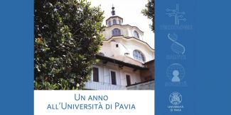 Copertina Pubblicazione "Un anno all'Università di Pavia 2015"