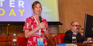 Prof.ssa Hellas Cena durante il Master Day 2023