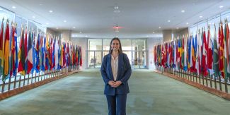 Valentina Larini all'ONU