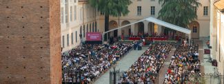 giornata del laureato 2023 veduta dall'alto