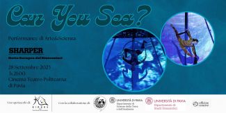 Copertina "Can You Sea?" con alcune immagini dello spettacolo acrobatico e loghi enti coinvolti
