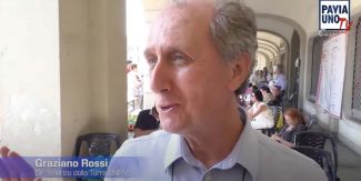 Graziano Rossi al microfono di Pavia Uno Tv