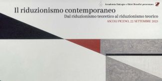 Copertina convegno "Il riduzionismo contemporaneo"