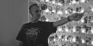 Lorenzo Passera, in arte Vashish, uno dei protagonisti del film "Funeralpolis"