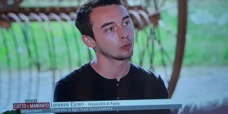 Lorenzo Ciceri ospite alla trasmissione "Menù4Europe"