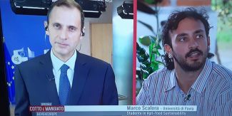 Marco Scalora ospite della trasmissione "Menù4Europe"