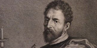 Dettaglio del ritratto di Pellegrino Tibaldi