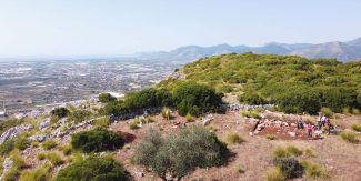 Scavi di Pianara, vista dall'alto
