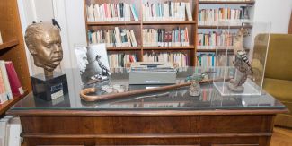 Centro Manoscritti dell'Università di Pavia, scrivania dedicata ad Eugenio Montale