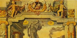 Federico Zuccari, Saturno, dal ciclo dello Zodiaco già in palazzo Marozzi a Pavia.