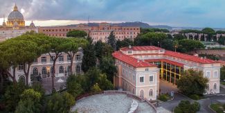 Pontificia Università Urbaniana, vista dall'alto