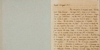 Una pagina dei diari di Biagio Marin