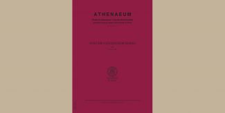 Copertina della rivista «Athenaeum»