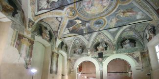 Aula Bottigella a Palazzo San Tommaso, affreschi