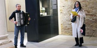 Prove dell'esibizione al Museo Archeologico San Lorenzo