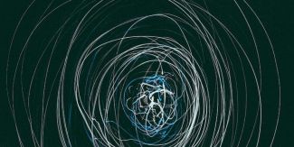 Disegno astratto linee circolari concentriche