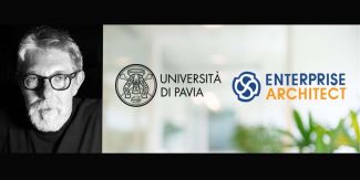 Copertina Enterprise Architect con foto del prof. Alberto Fossati