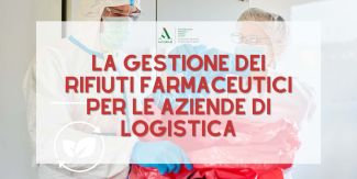 Copertina corso ECM "La gestione dei rifiuti farmaceutici per le aziende di logistica"