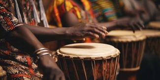 Musica africana, Tamburi e mani che li suonano