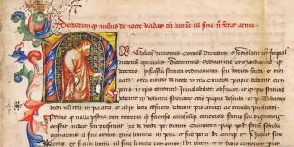 Pergamena antica manoscritta