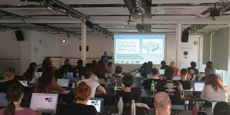 Un momento del corso tenuto dal Centro di Bioacustica UniPv all'Acquario di Genova