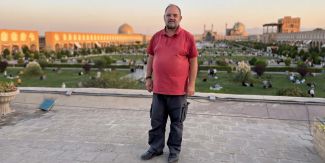 Bernardo Notarangelo a Isfahan in Iran