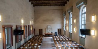 Aula Disegno, interno, dall'alto
