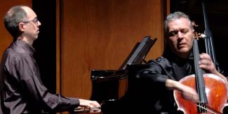 Alessandro Marangoni al pianoforte e Luigi Piovano al violoncello