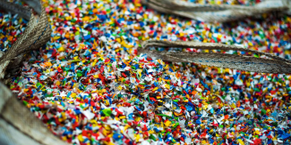 Microplastiche di tanti colori