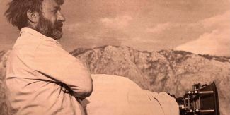 Una delle foto di Gianni Amelio esposte nella mostra "Colpire al cuore. Il cinema di Gianni Amelio"