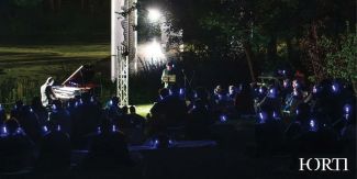 Un momento del "Silent Concert" 2024 presso Horti
