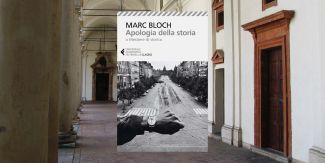 Copertina "Apologia della Storia", sullo sfondo chiostro del Collegio Borromeo